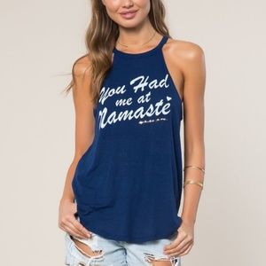 Spiritual gangster Luna tank top S blue- used